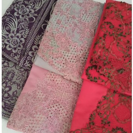 Kain Kebaya Bordir Kartini Kutubaru Encim | Kebaya Wisuda Pesta | Kebaya Muslim Modern Payet Balotel