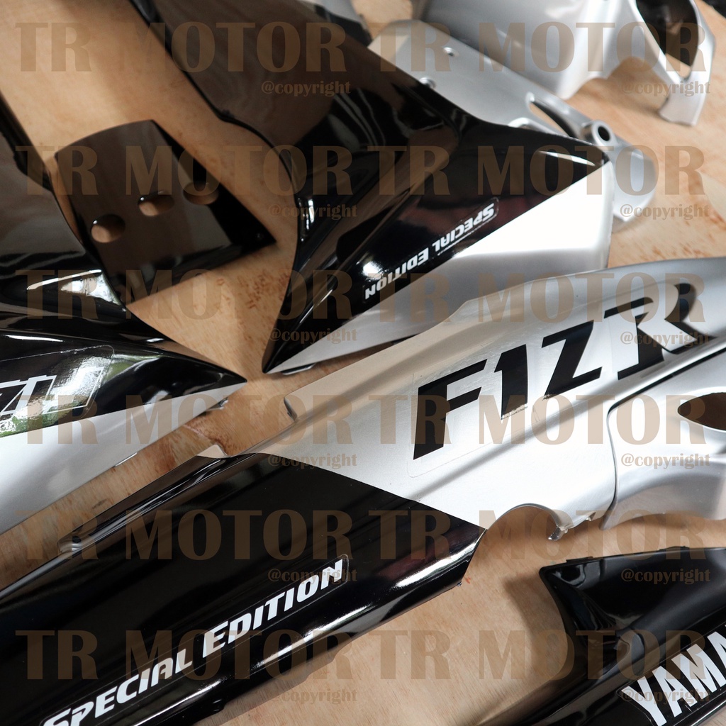 Cover Body Fizr F1zr Malboro Silver Hitam Full Set Halus Cover Bodi Yamaha Fiz r