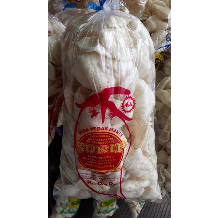 

Krupuk Upil Besar Rasa Pedas Manis ASLI khas Kota KEDIRI