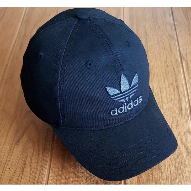 topi adidas cap black on black second original