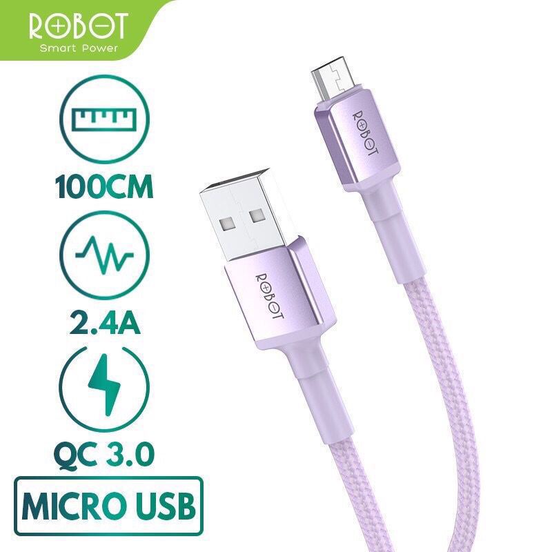 ROBOT Kabel RSM100 / RSL100 / RSC 100 USB Micro / Iphone / Type-C 100Cm alumunium braided