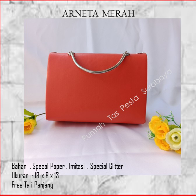 Tas Pesta,Tas Kecil,Tas Imut,ARNETA_MERAH