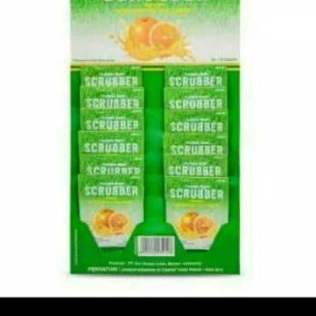 

Vegeta jeruk ( scrubber ) isi 12 sachet