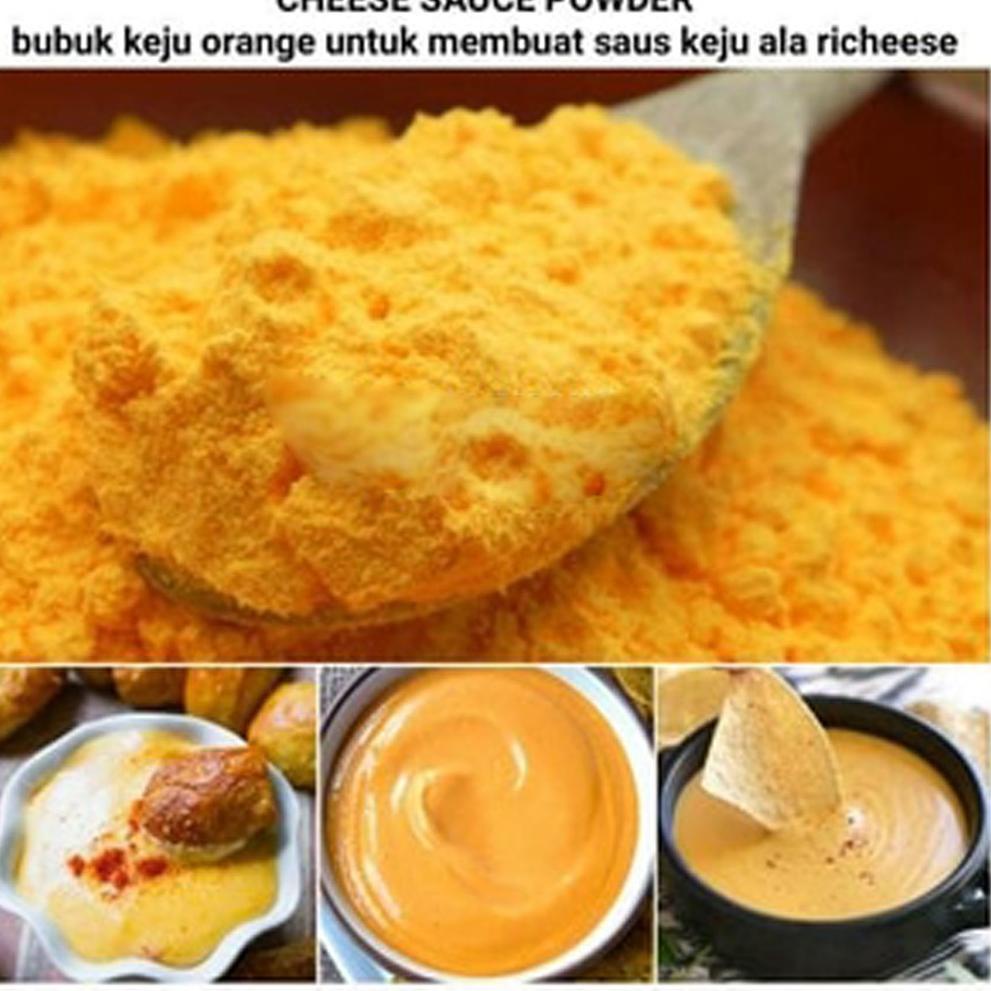 

ぢ CHEESE SAUCE POWDER 100GR - BUBUK SAUS KEJU ORANGE - KERRY TONE BUMBU ORANYE SAOS SUSHI RICHEESE ⟳