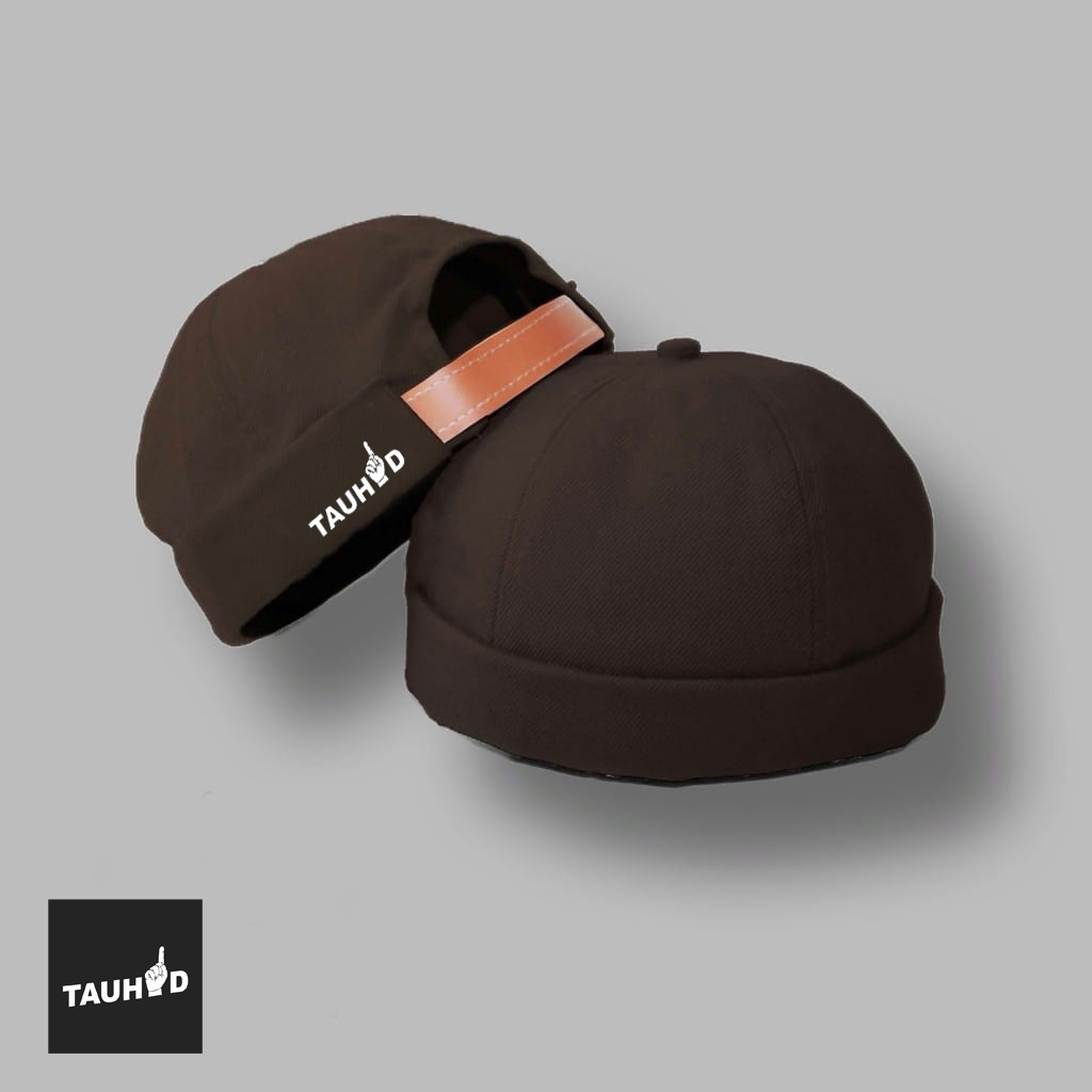 FED Miki Hat Ana Muslim Kotak Peci Mikihat Tauhid Topi Brimless Premium