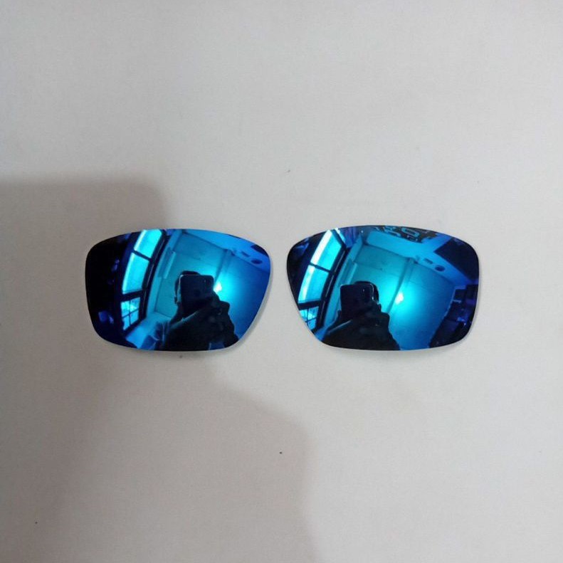 Oakley scalpel ice blue polarized lens