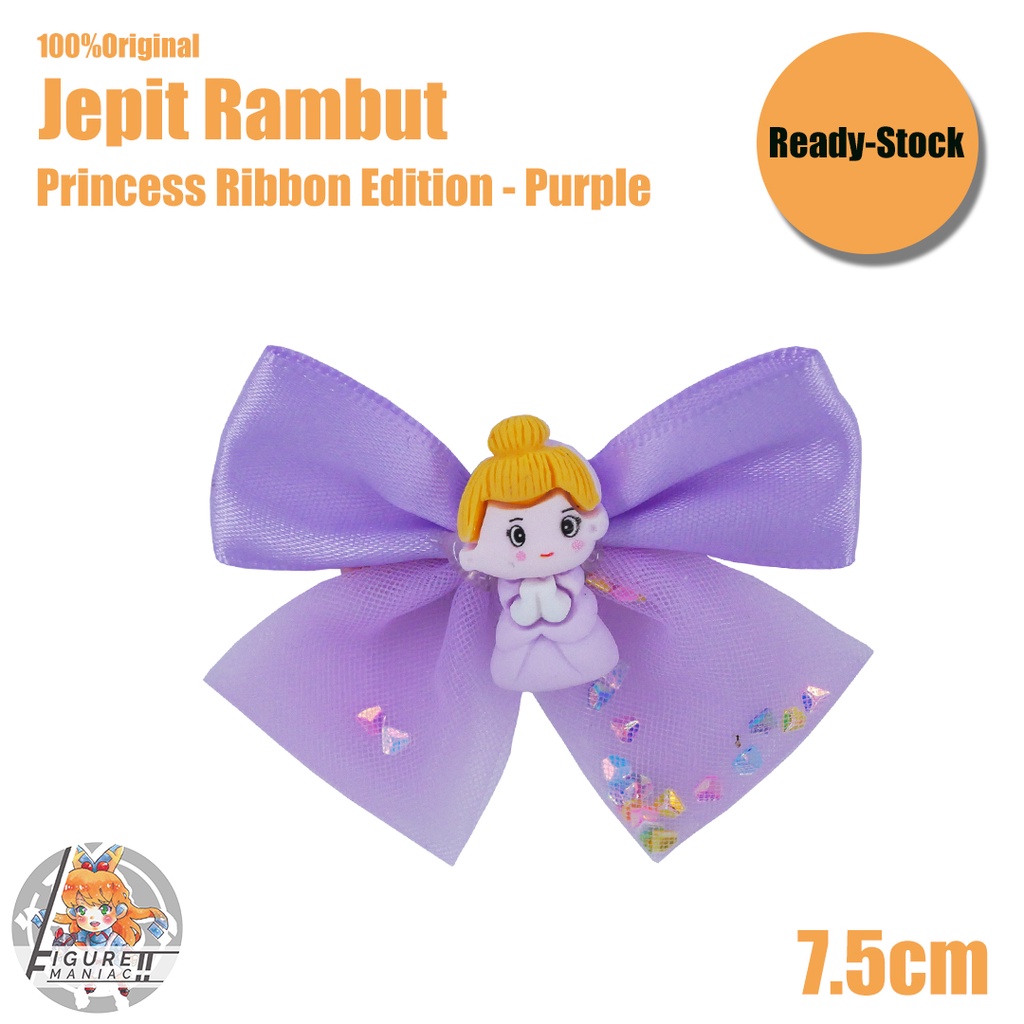 Figure Maniac - Jepit Rambut Anak Princess Ribbon Edition Jepit Rambut Pita