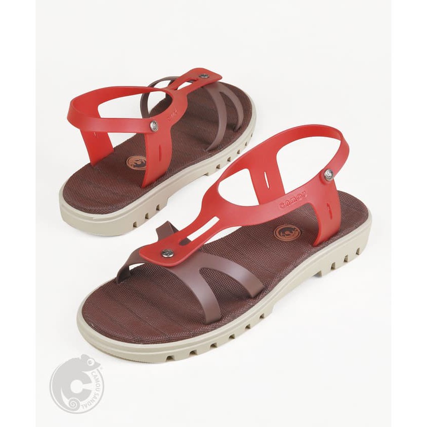 TERMUAH Sendal / Sandal Slop Wanita Cewek lebaran Wanita Casual Trendy Anti Slip Liviana Cherry DL-L