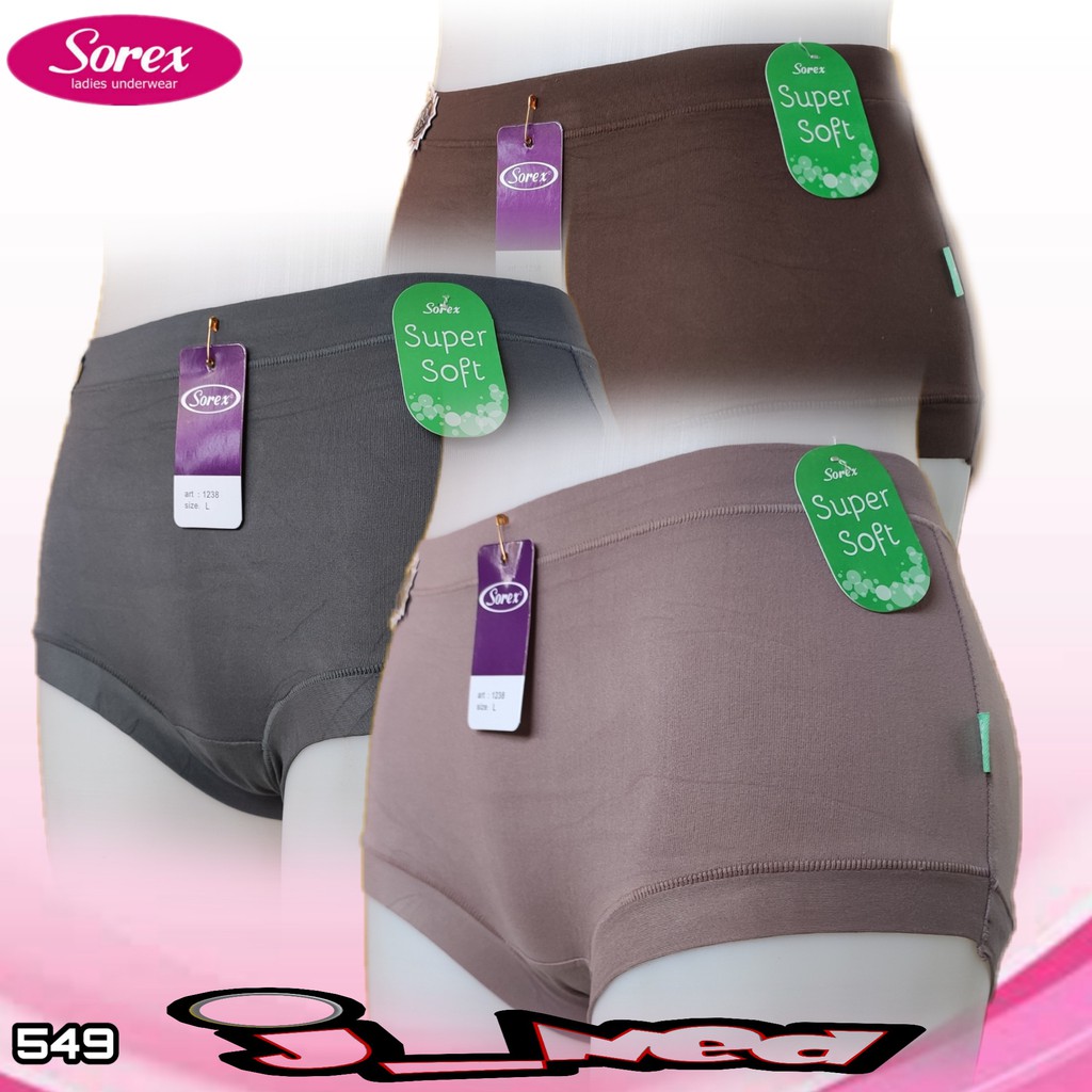 J549S  (6 PCS) Celana Dalam Wanita Sorex