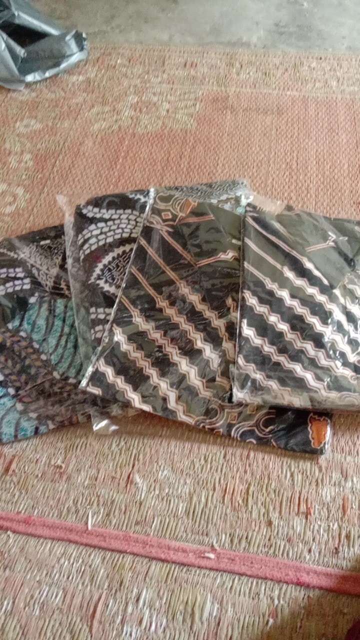 Batik Couple Keluarga Original Uzla Collection Merak Hitam