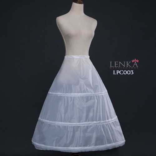 [BISA COD] PETTICOAT BRIDAL DRESS ROK PENGEMBANG GAUN PENGANTIN LPC003