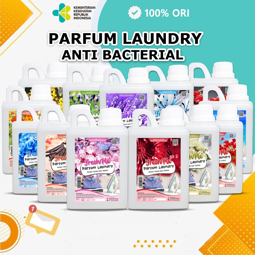 [COD] Parfum Laundry Termurah Wanginya Banyak Pilihan, Pengharum Laundry Tahan Lama anti jamur 500ML