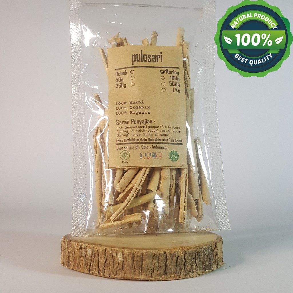 

PULOSARI / POLOSARI KERING 250 GRAM - Alyxia Oliviformis - MURNI