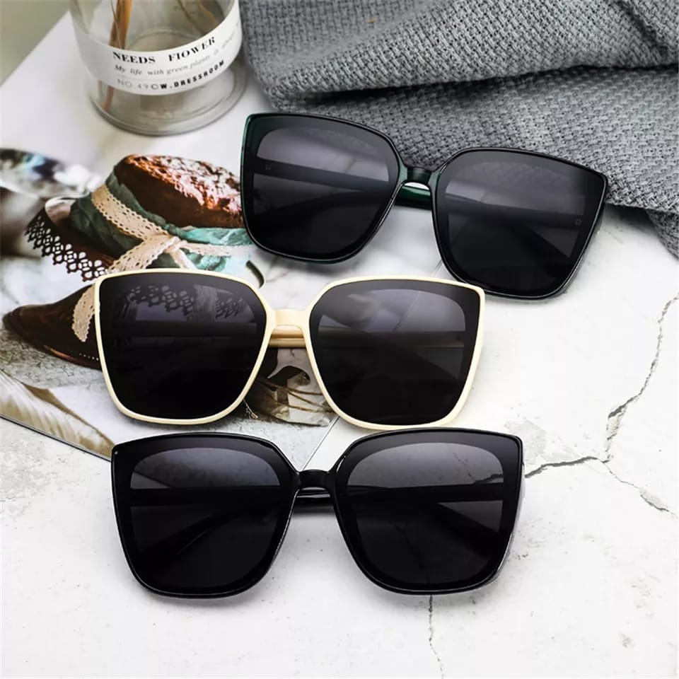 (COD) Kacamata Hitam Kacamata Kotak Fashion Korea Sunglasses Unisex MALLSHOPPING