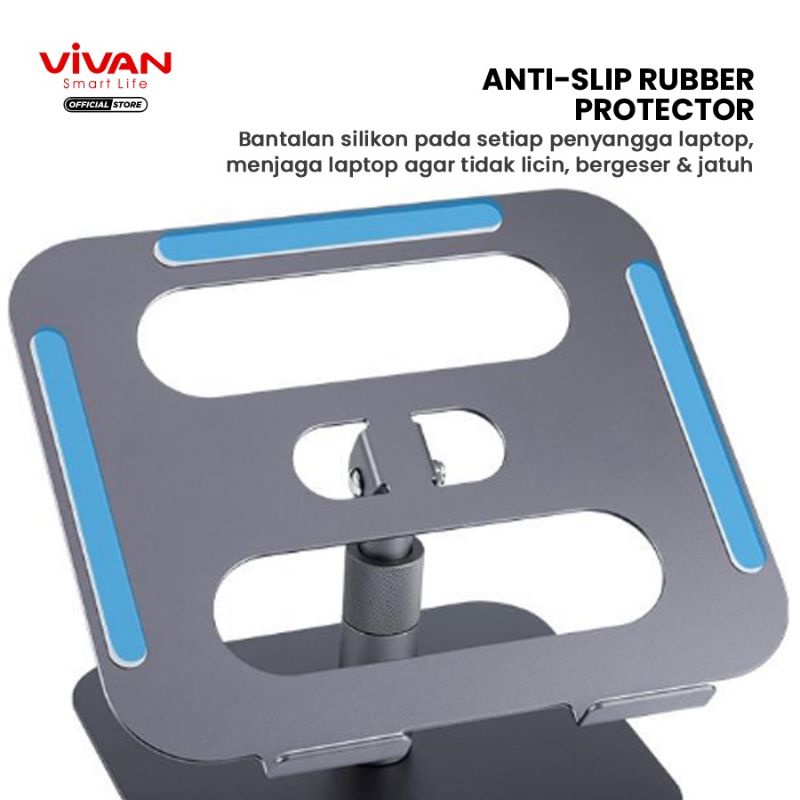 Vivan VLS03 Alluminium Alloy Liftable and Foldable Laptop Cooling Stand