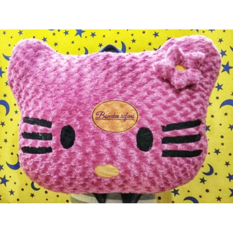 Bantal Kepala Karakter Jumbo Hello Kitty Bulu Lembut