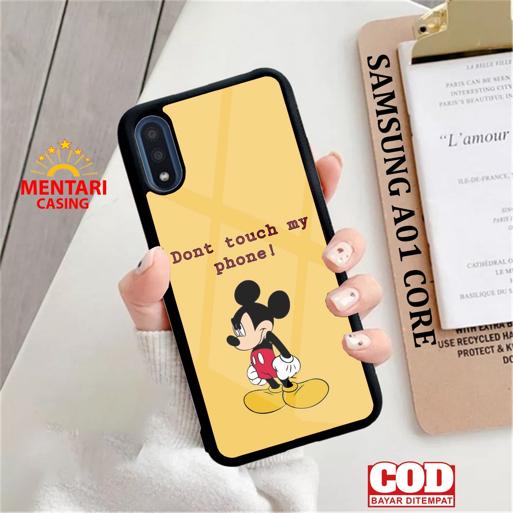 Case SAMSUNG A01 CORE CASING SAMSUNG A01 CORE [ MICKEY ] Mentari casing case hp kondom hp case custo
