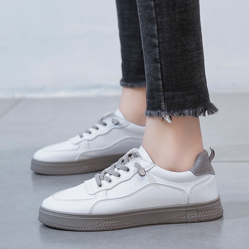 RYX - Solid Platform Sepatu Sneakers Canvas Wanita Fashion Casual (NO BOX) - Ori Import