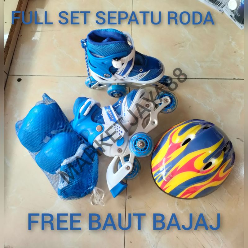 SALE SEPATU RODA ANAK FULL SET MURAH