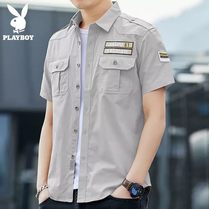 Baju Kemeja Lengan Pendek Pria Korea MatchAfashion Taeyong/ Baju Lengan Pendek Cowo Korea