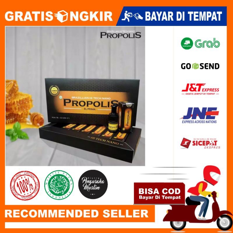 Propolis harmoni Hi Tech Nano 1 botol isi 6 ml Propolis premium nano green brazilian original