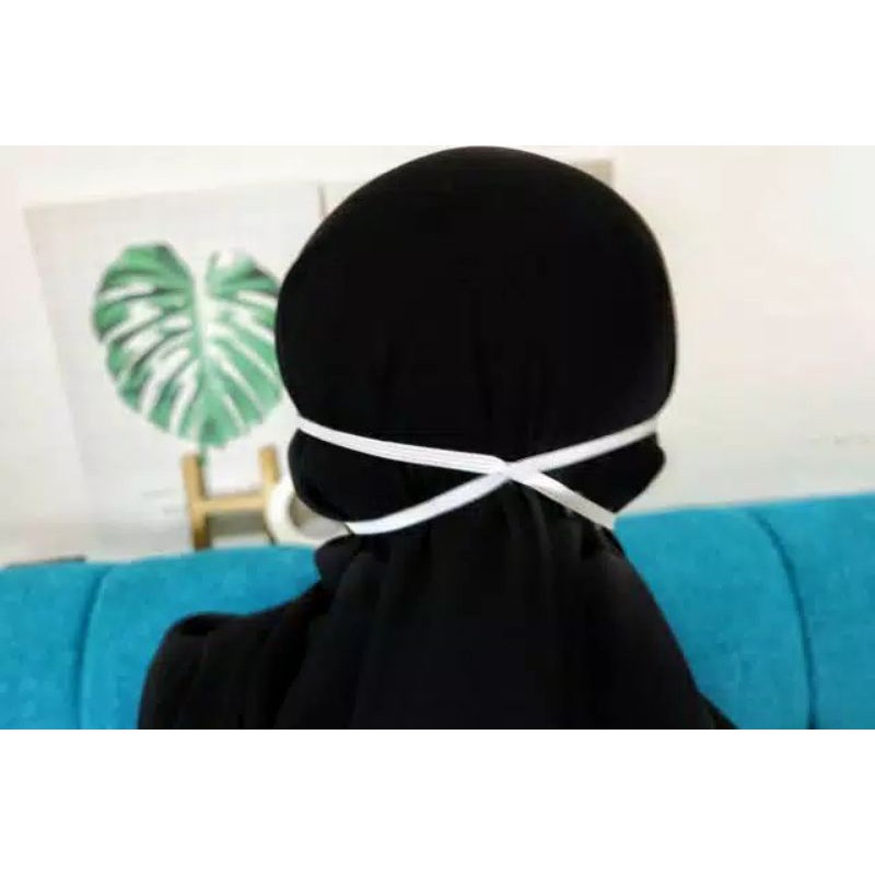 MASKER OXFORD POLOS KARET/MASKER POLOS KARET HIJAB/MASKER KATUN MURAH/MASKER HIJAB MURAH