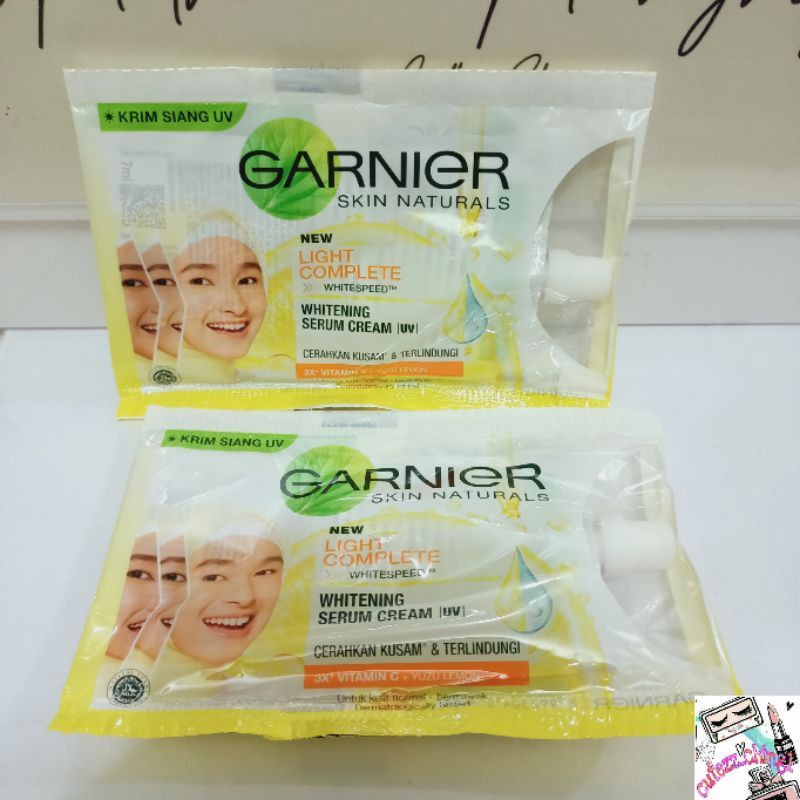 GARNIER CREAM WHITENING SKIN NATURAL SACHET