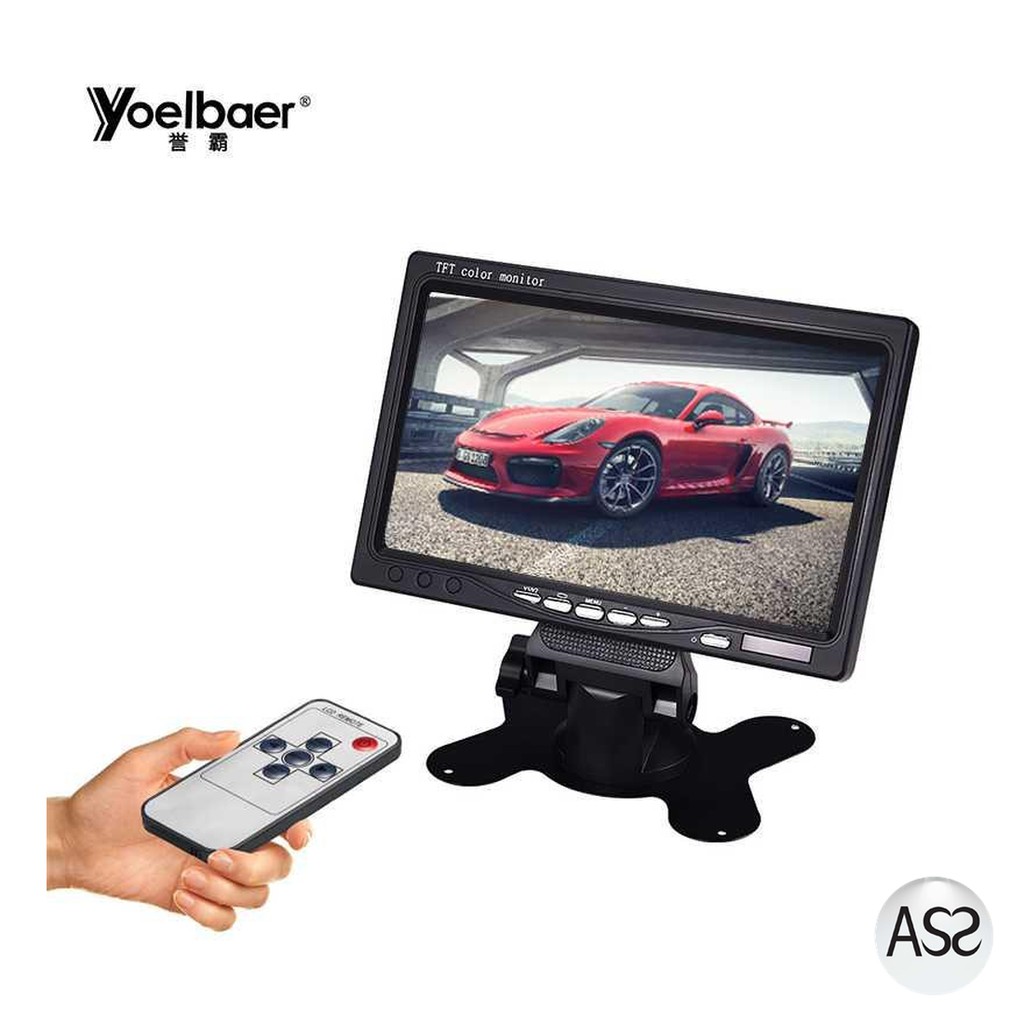 ASS Shop - Yoelbaer Layar Monitor Mobil TFT LCD 7 Inch - C-T703