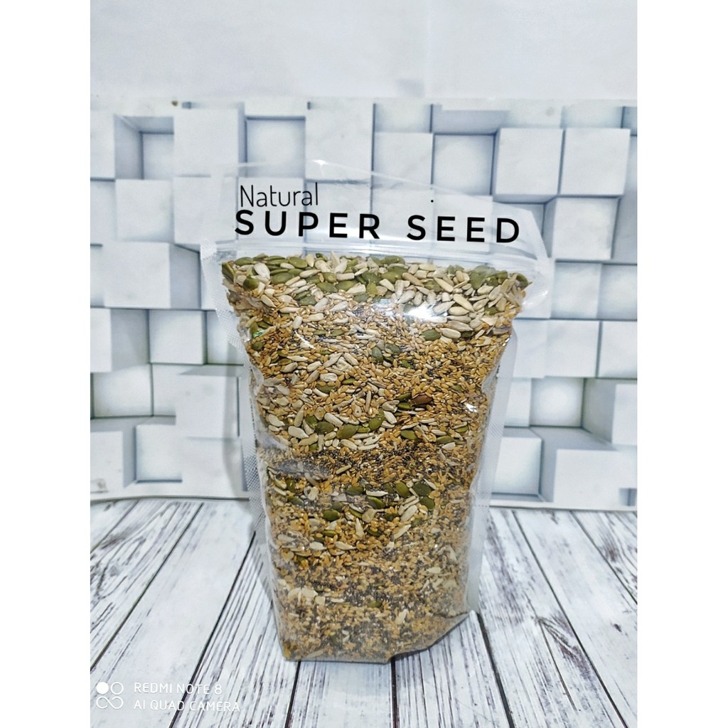 Super Seed 125gr - Pumpkin seed Sunflower seed Flaxseed Chia seed