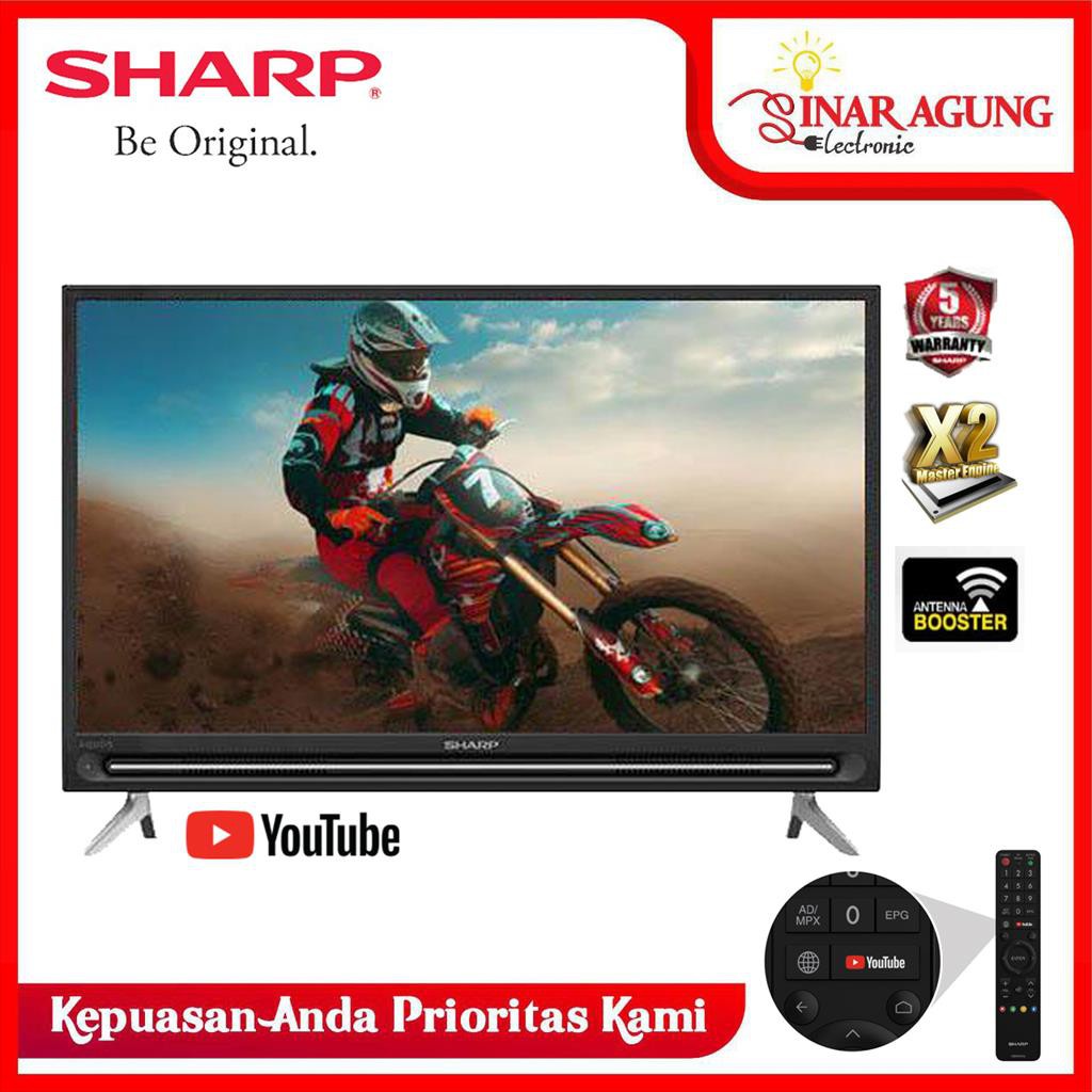 Promo 7.7  SHARP LED Smart TV 32 Inch HD - LC-32SA4500i / 32SA 4500i 100% ORI
