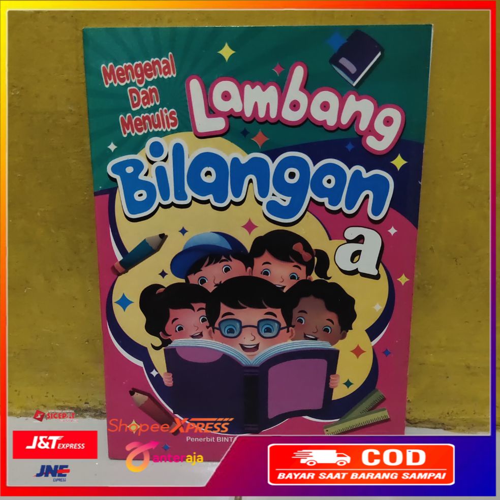 Buku anak mengenal dan menulis lambang bilangan