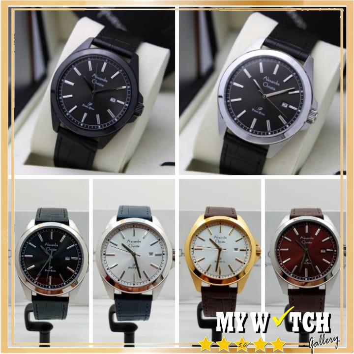 Jam Tangan Alexandre Christie Original Pria AC 1015 MD Diameter 4,1 cm