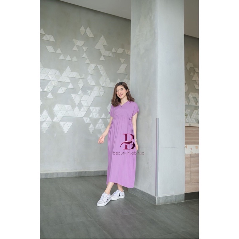 BESTSELLER | LONGDRESS KIMONO | HOMEDRESS KIMONO PANJANG BUSUI | BAJU TIDUR KIMONO | DASTER KIMONO-kimono long lilac