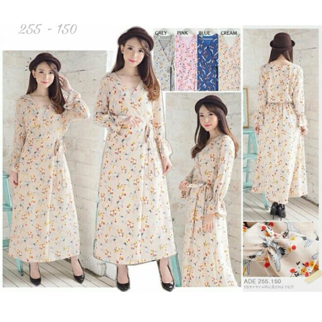 Jumpsuit Linen Rami Motif Polos Trendy Kode 184