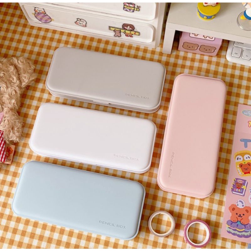 

Tempat pensil / Kotak pensil minimalis aesthetic estetik korea style
