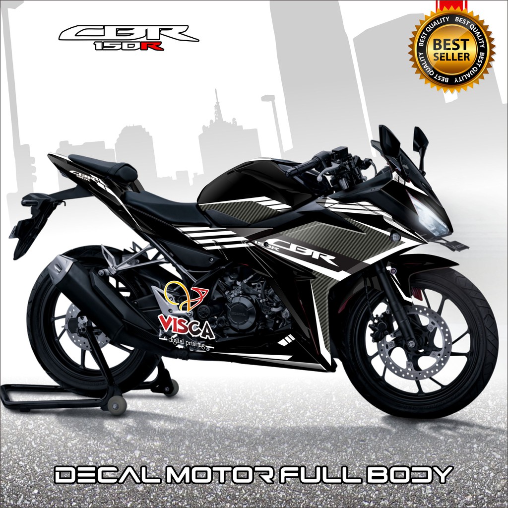 Decal Cbr 150r Facelift Full Body Decal Cbr 150r Full Body Stiker Cbr150r Full Body Semi Carbon