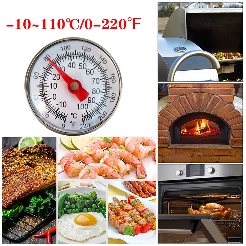 Thermometer Minyak Dapur/Thermometer Kopi Susu Minuman/Thermometer Dapur BBQ Makanan/Thermometer Mekanik