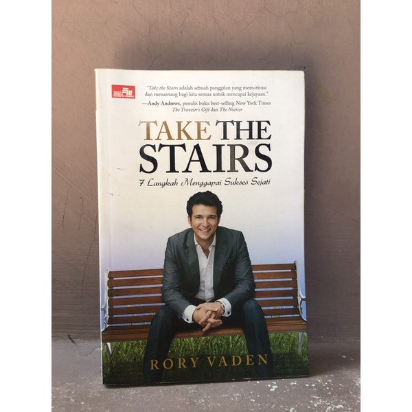 

Buku Pengembangan diri Take the stairs (preloved)