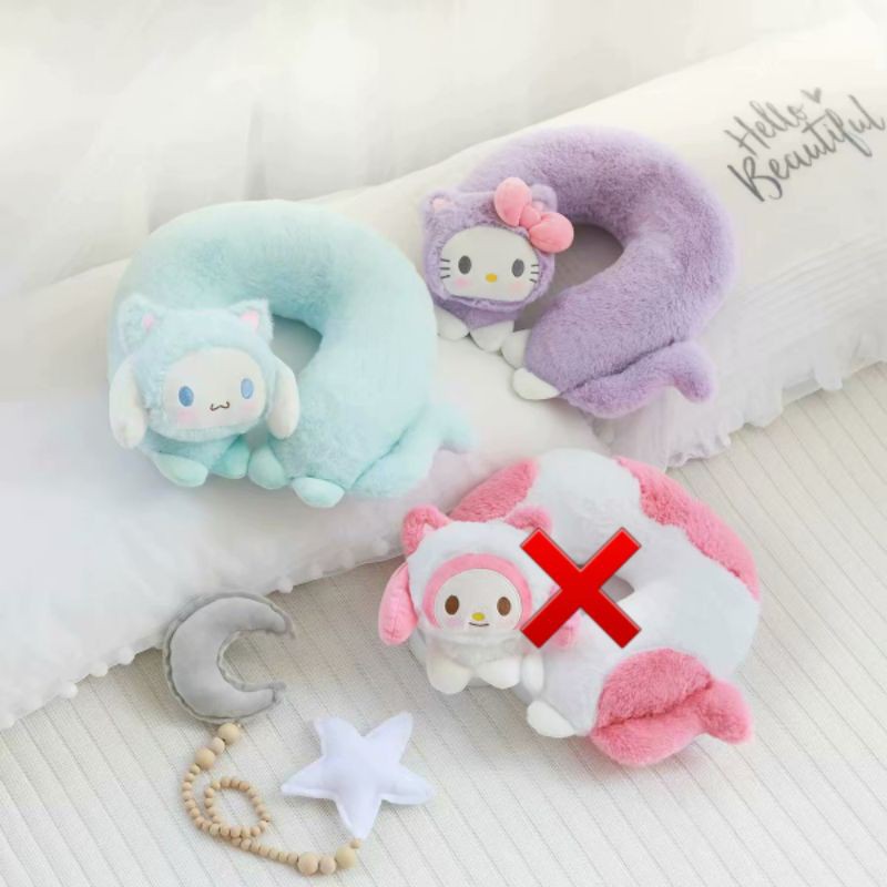 Bantal leher set Minnie Mickey Pooh Stitch Dumbo Hello Kitty Badztmaru Cinamoroll ChipDale Donald