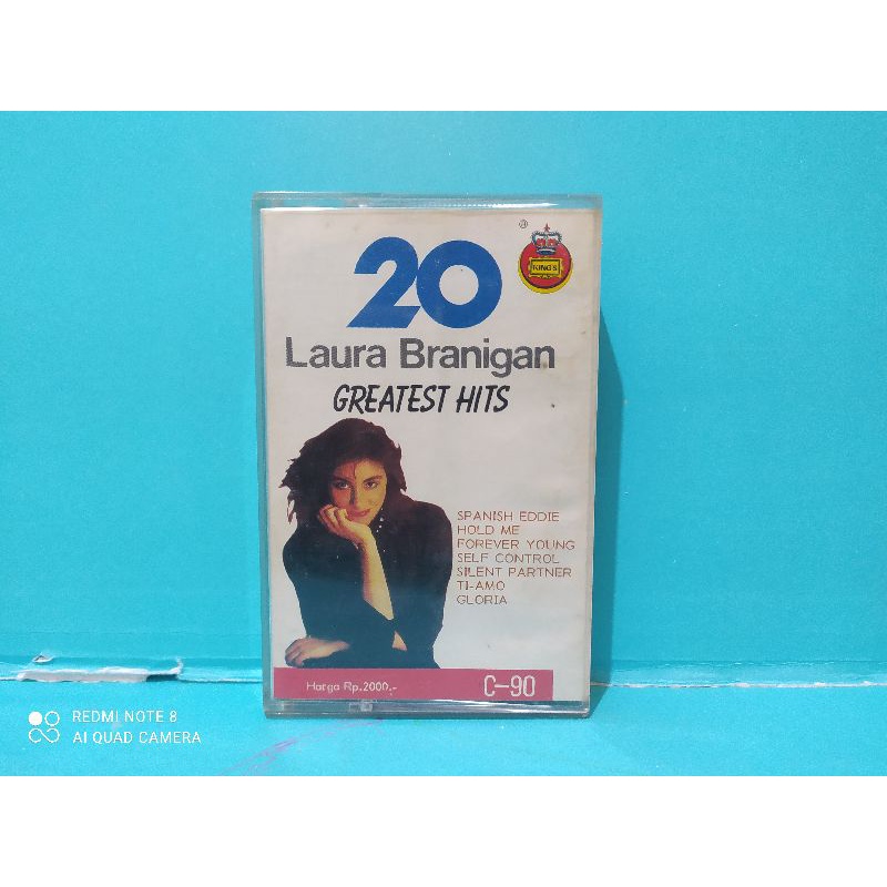 Kaset Pita : 20 Laura Branigan - GREATEST HITS.