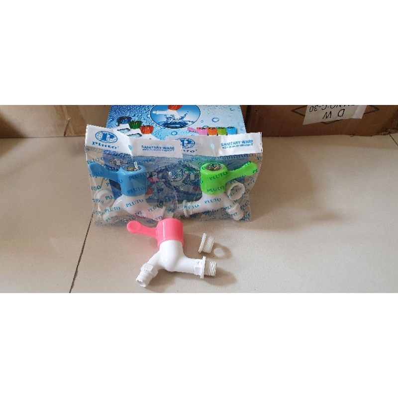 kran air plastik taman jumbo pluto 1/2 &amp; 3/4 inch engkol