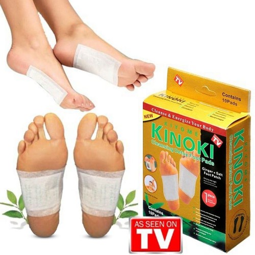 Detox Foot Pads Koyo Jahe Isi 10 Lembar - White Cleansing Koyo Kaki Herbal