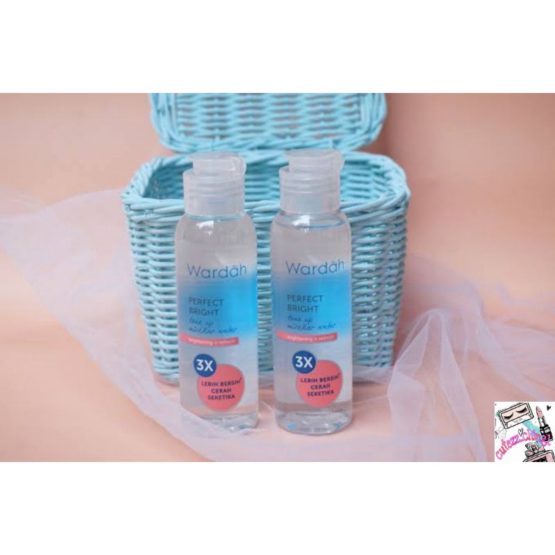 ☃Cutezz_ching☃Wardah Perfect Bright Tone Up Micellar Water 100ml