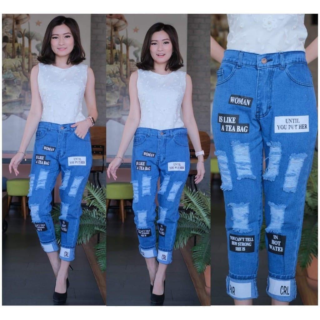 alvan.id Ripped Pants Boyfriend Sablon