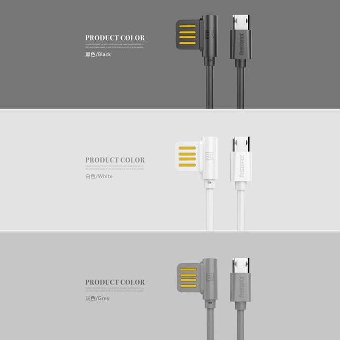 Kabel Data Remax Rayen Fast Charger Micro USB Android RC-075m Cable