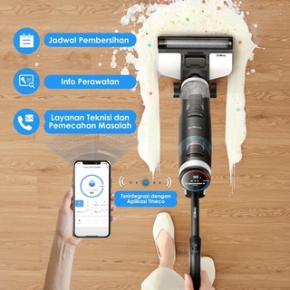 Tineco Floor One S3 Smart Wet Dry Cordless Stick Handheld Vacuum Cleaner and Floor Scrubber Washer Penyedot Debu Mop Pel Vakum Vacum