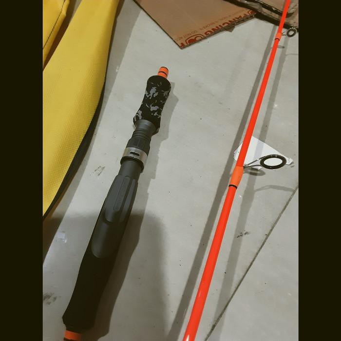 alat pancing mantul habis joran jigging versus jigman 632 light spinning pe 3-6