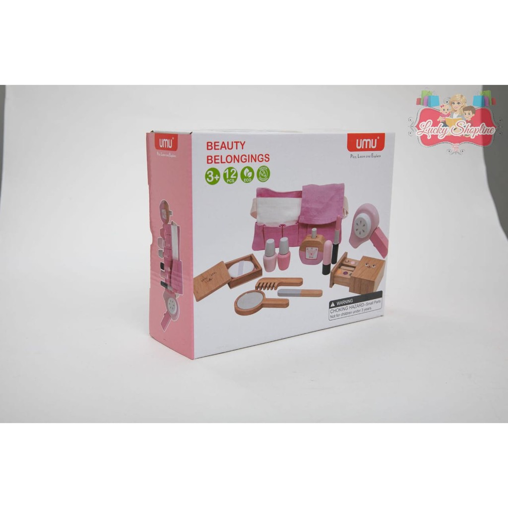 [BIG SALE] Umu Make up toys - pretend toys - make up bag toys - mainan perhiasan anak