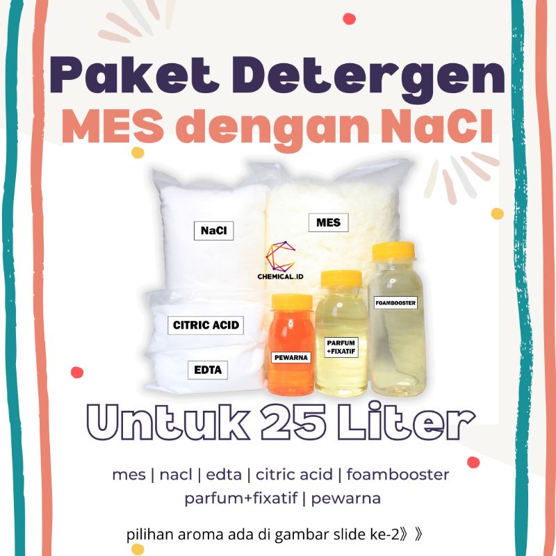 PAKET DETERGEN CAIR (MES) DENGAN NACL