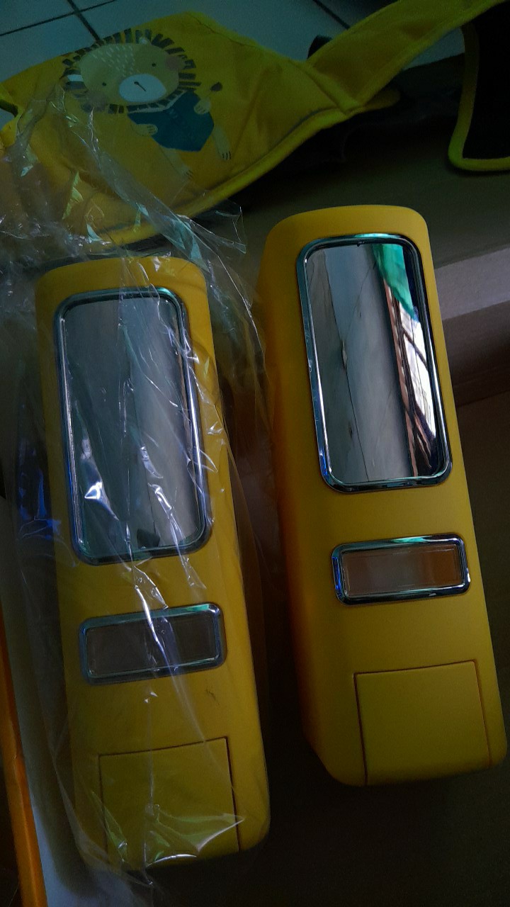 Tempat Sabun Cair 450ml New Model Liquid Soap Dispenser Kuning